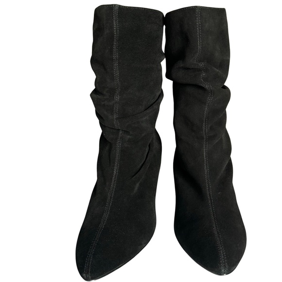 Black Leather Boots Sz 7.5B - Picture 4 of 12